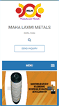 Mobile Screenshot of mahalaxmimetals.in